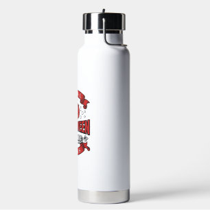 Vintage Halloween Costume Ideas Vector Design_1 Water Bottle