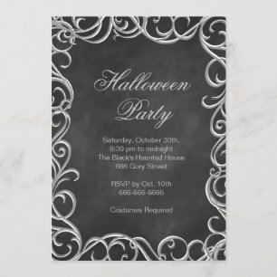 Vintage Halloween Costume Party Invitation