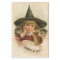 vintage Halloween cutie with kittens