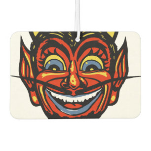 Vintage Halloween Devil Head Air Freshener