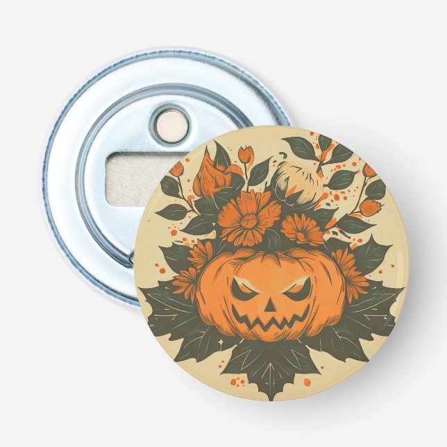Vintage/Halloween/Fall/pumpkin Bottle Opener (Front)