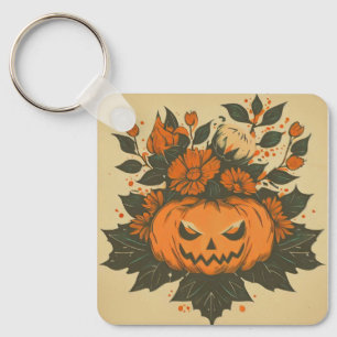 Vintage/Halloween/Fall/pumpkin Keychain