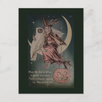 Vintage Halloween Funny owl illustration