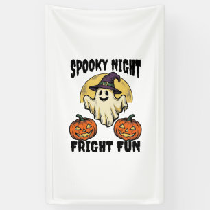 Vintage Halloween Ghost Scary Pumpkin Shirt_1 Banner