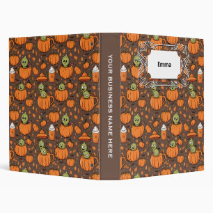 Vintage Halloween Gourd Gang Party Binder