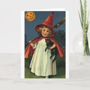Vintage Halloween Greeting Card
