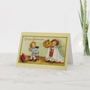 Vintage Halloween Greeting Card