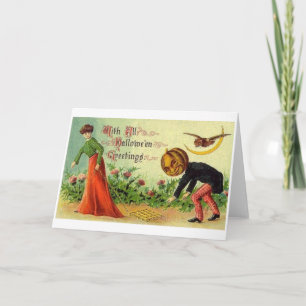 Vintage Halloween Greeting Card