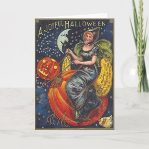 Vintage Halloween Greeting Card