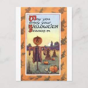 Vintage Halloween Greeting Cards Classic Posters
