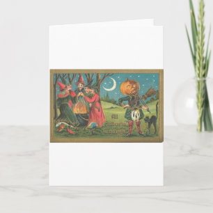 Vintage Halloween Greeting Cards Classic Posters
