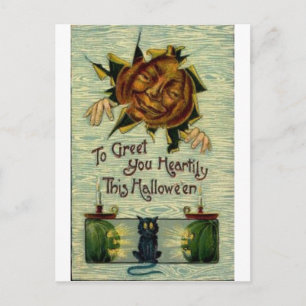 Vintage Halloween Greeting Cards Classic Posters