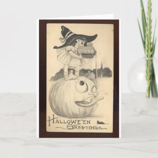 Vintage Halloween Greeting Cards Classic Posters