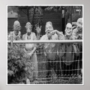 Vintage Halloween Greeting Cards Classic Posters