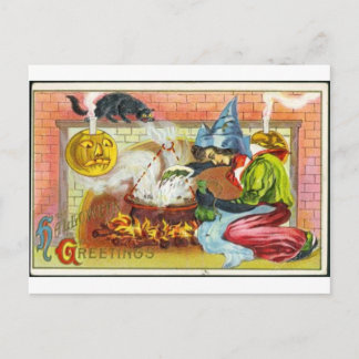 Vintage Halloween Greeting Cards Classic Posters