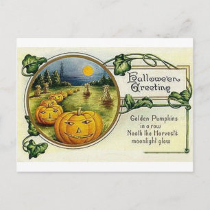 Vintage Halloween Greeting Cards Classic Posters