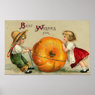 Vintage Halloween Greeting Cards Classic Posters