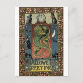 Vintage Halloween Greeting Cards Classic Posters