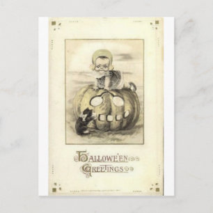 Vintage Halloween Greeting Cards Classic Posters