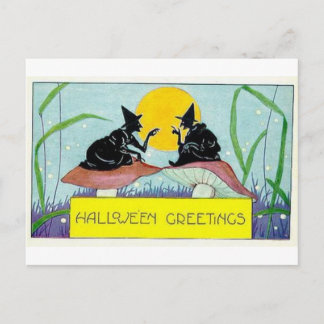 Vintage Halloween Greeting Cards Classic Posters