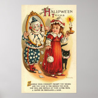 Vintage Halloween Greeting Cards Classic Posters