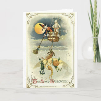 Vintage Halloween Greeting Cards Classic Posters