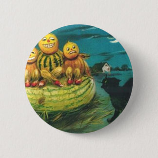 Vintage Halloween Greeting Cards Classic Posters 2 Inch Round Button