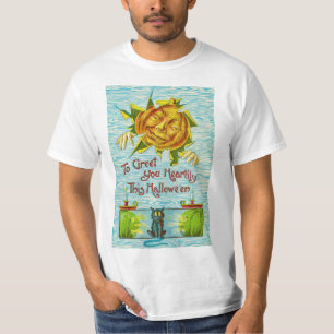vintage halloween greetings card T-Shirt