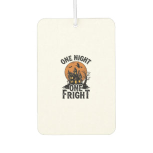 Vintage Halloween Haunt Witch Moon Graphic_1 Air Freshener