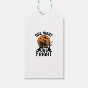 Vintage Halloween Haunt Witch Moon Graphic_1 Gift Tags