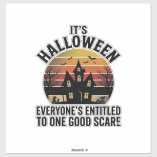 Vintage Halloween Haunted House Good Scare Shirt_1