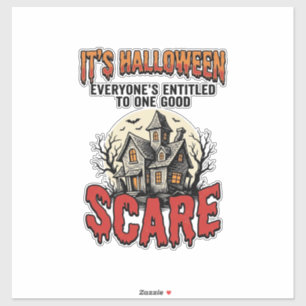 Vintage Halloween Haunted House Scare Shirt Design