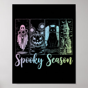 Vintage Halloween Horror Soky Season  Poster
