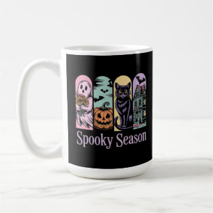 Vintage Halloween Horror Spooky Season Cute Creepy Coffee Mug