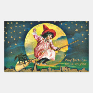 Vintage Halloween Illustration Sticker
