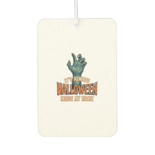 Vintage Halloween Inside My Heart Monster Hand Des Air Freshener