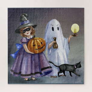 Vintage Halloween Jigsaw Puzzle