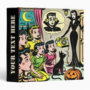 Vintage Halloween Kids Comics Binder
