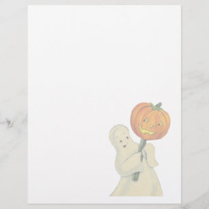 Vintage Halloween Letterhead Stationery