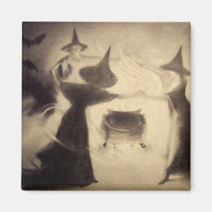 Vintage Halloween Magnet