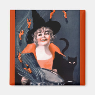 Vintage Halloween Magnet