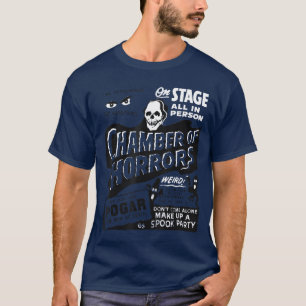 Vintage Halloween Monsters Chamber of Horrors Horr T-Shirt