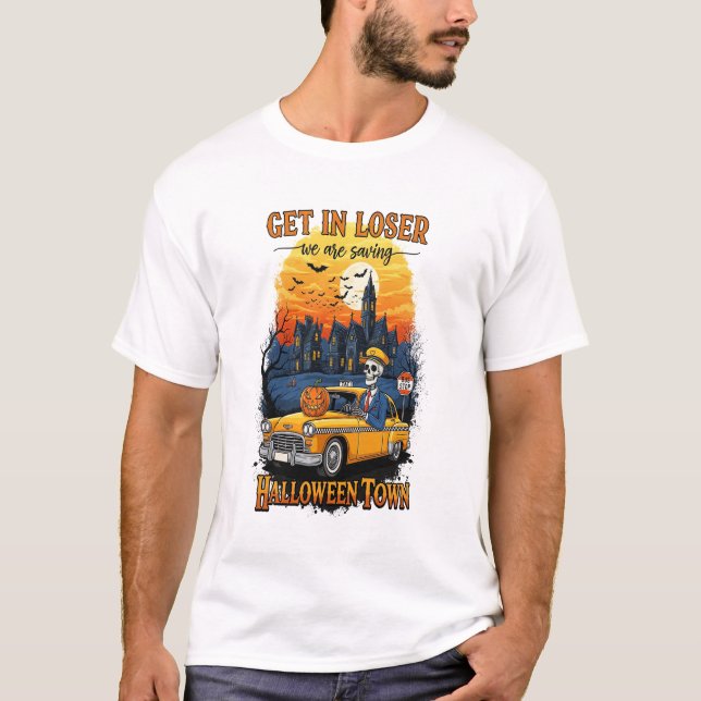 Vintage Halloween Movie T-Shirt (Front)