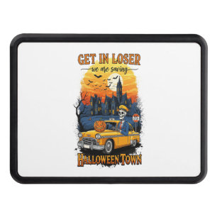 Vintage Halloween Movie Trailer Hitch Cover