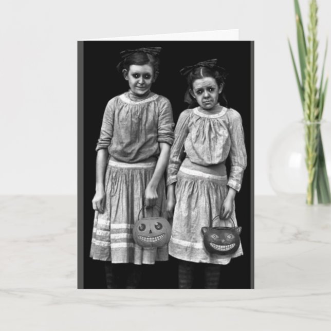 Vintage Halloween - My Children Are Monsters, Card (Front)