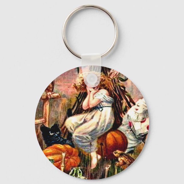 Vintage Halloween Nightmare Keychain (Front)