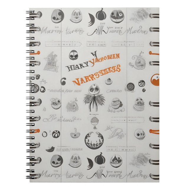 vintage halloween notebook (Front)