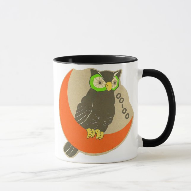 Vintage Halloween Owl Mug (Right)