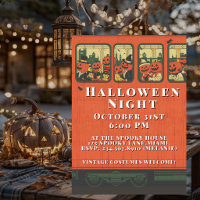 Vintage Halloween Party Adult Custom Train