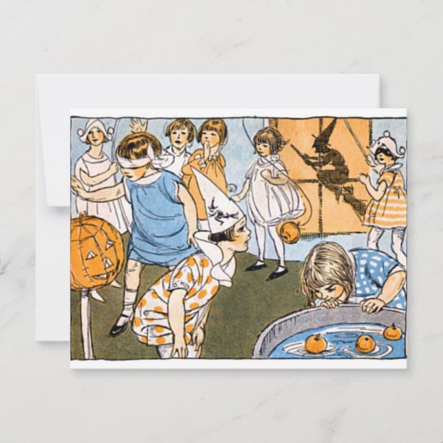 Vintage Halloween Party Invitation (Front)